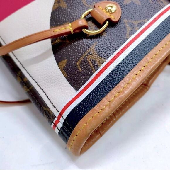 Auth Louis Vuitton Neverfull Tote Limited Edition Game ON Monogram Canvas MM - Picture 12 of 16